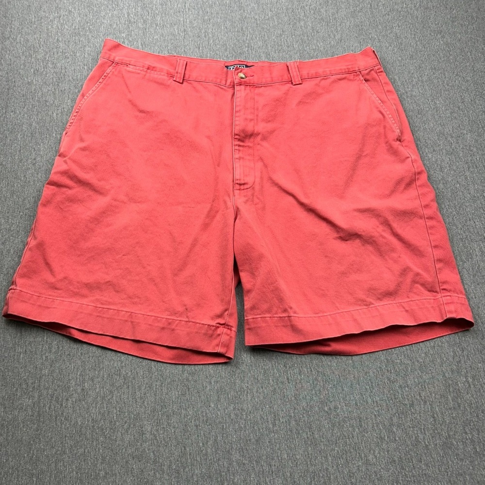 Polo Ralph Lauren Philip Shorts Mens 40 Flat Front 8" Inseam Red Cotton
